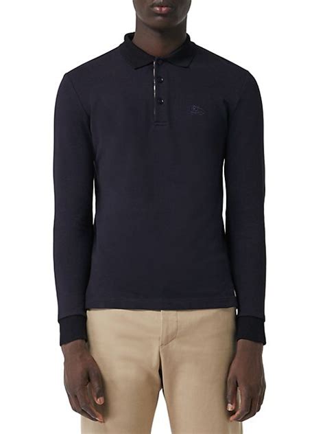 Shop Burberry Hartford Cotton Polo 